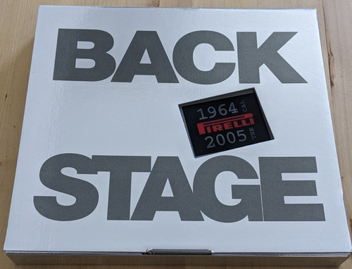Pirelli calendar back - pirelli, stage