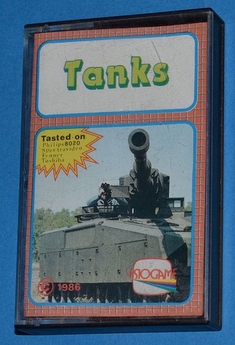 Tanks visiogame msx pal - visiogame,