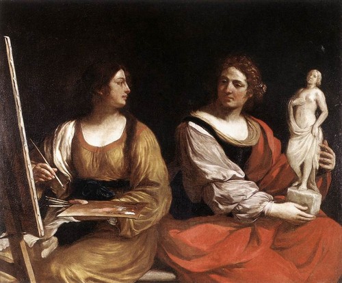 Poster guercino allegoria - poster,