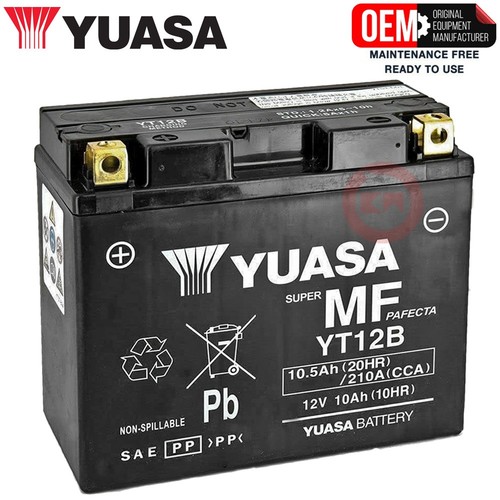 Batteria yt12b yuasa - batteria, yt12b-bs