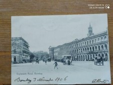 CARTOLINA D'EPOCA - INDIA : Bombay 1906 ESPLANDE ROAD animata (R392