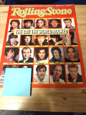 Vintage Rolling Stone Magazine August 15 1985 The Day The World Rocked