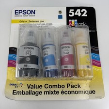 Inchiostro Epson 542 Ecotank - BLK, ciano, giallo e magenta SCAD 11/2029 T5421-4-SVH