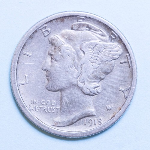 America dime 1918 - dime, mercury