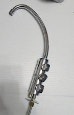 Rubinetto a 3 vie per frigogasatore acquaviva in acciaio cromato