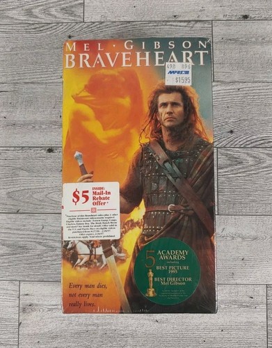 New braveheart vhs factory - new,