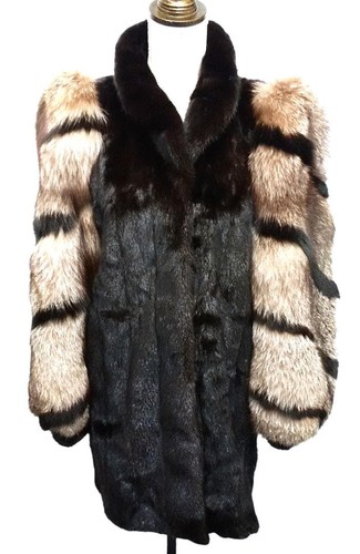 Cappotto lungo pelliccia saga - pelliccia,
