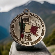  MEDAGLIA 60 ADUNATA ALPINI TRENTO 1987 MDG 159
