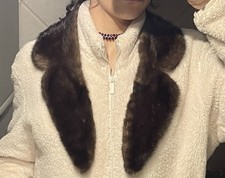 Collo In Visone Largo 9 Cm