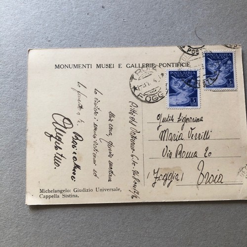 Cartolina vaticano 1948 - cartolina,