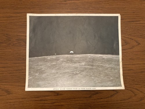 Apollo earth rise - 16, rise”