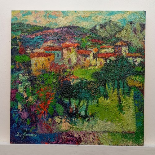 Quadro paesaggio dipinto - quadro, a