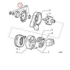 KIT REVISIONE ALTERNATORE FIAT