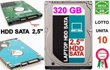 LOTTO 10 UNITÀ HDD 320 GB
