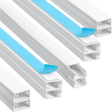 Canalina Passacavi Adesiva, Cavo TV Ordinato, Canalina Passacavi Muro, 20 Mm(D)*