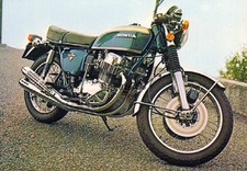 Motorcycle postcard: Honda CB