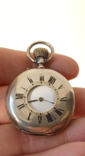 VACHERON GENEVE OROLOGIO DA TASCHINO SILVER RARE POCKET WATCH MONTRE A GOUSSET