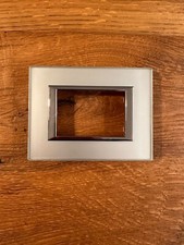 Axolute Bticino HA4803VBB  placca 3P vetro bianco