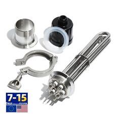Scaldabagno Elettrico Brewing 2" Tri Morsetto Flangia Immersione 220V Elemento Riscaldante