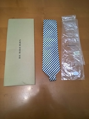Burberry cravatta 100 seta - burberry,