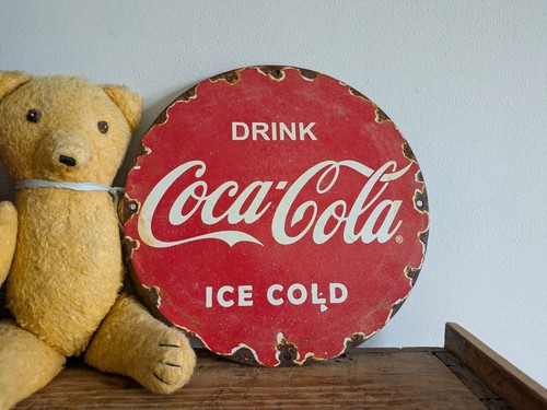 Vintage porcelian coca cola - vintage, coca-cola
