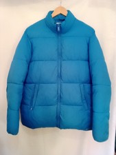 Giacca Skovde Puffer taglia grande full zip blu 