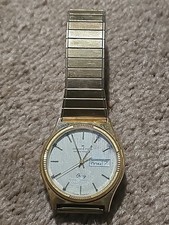 Orologio Vintage Uomo Hamilton Masterpiece Quarzo Calendario Svizzero Solo Ricambi/Riparazione