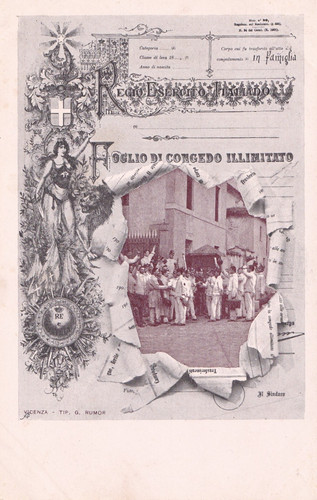 Cartolina militare foglio - militare, ,foglio