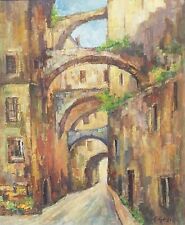 Giovanni Gagino (Fossano 1924- Cuneo 2014)." Via San Dalmazzo a Taggia 1985"    