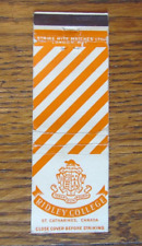 RIDLEY COLLEGE COPERTINA LIBRO FIAMMIFERI: ST. CATHARINES, ONTARIO COPERTINA FIAMMIFERO VUOTA -B6