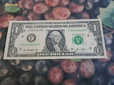 Banconota 1 One Us $ Dollaro