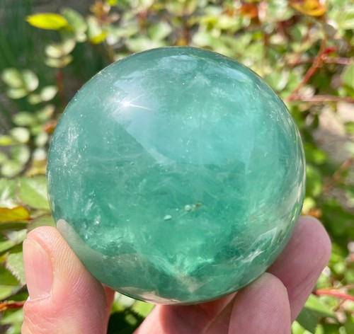 Sfera fluorite verde - fluorite,