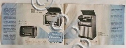Brochure radio allocchio - brochure,
