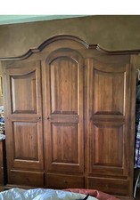 armadio 3 ante usato legno massiccio arte povera