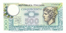 500 LIRE BIGLIETTO DI STATO