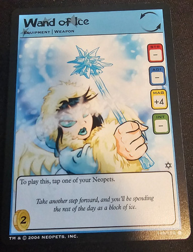 Neopets tcg bacchetta di - tcg,