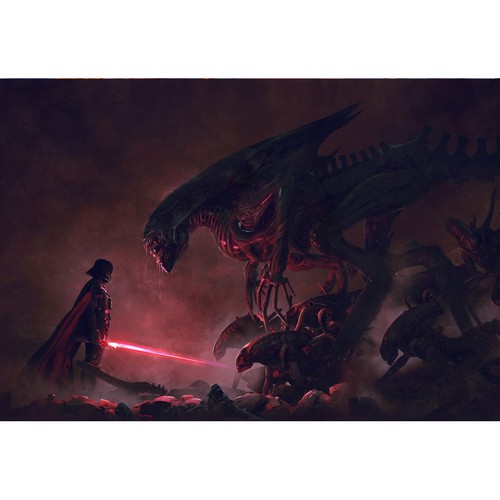 Poster grande parete darth - grande,