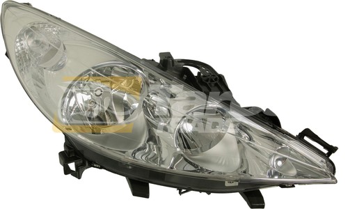 Faro anteriore per peugeot - anteriore,