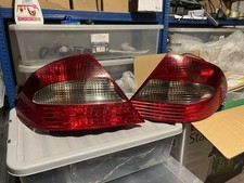 Coppia portalampadine lenti luce posteriore colorate Mercedes CLK W209 Facelift AMG Sport