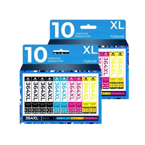 Cartucce 364xl chip - 20,