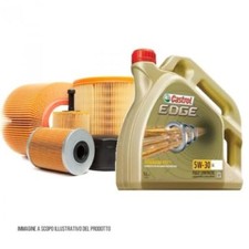 KIT TAGLIANDO 6 LT CASTROL 5W30+FILTRI HONDA CRV VIII 2.2 CTDI 140 CV dal 2007