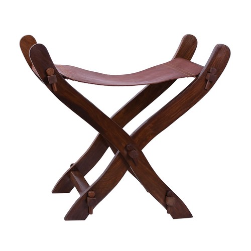 Sedia forbice medievale con - sedia,