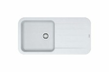 Lavello cucina reversibile Franke Pebel 1.0 ciotola bianco polare fragranito