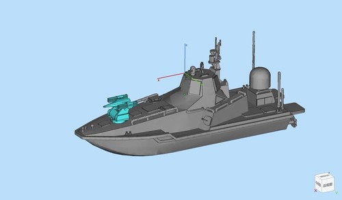 Nave combattimento senza - da,