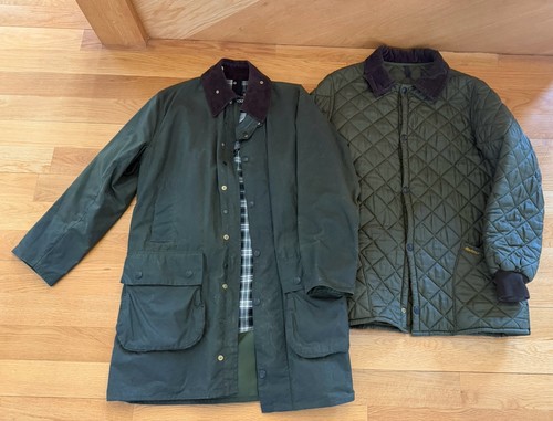 Giacca cerata oliva barbour - giacca,