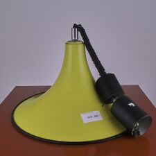 lampadario industriale giallo