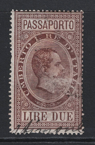 Francobollo passaporto italia - francobollo,