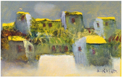 Paesaggio con case - paesaggio, borgo