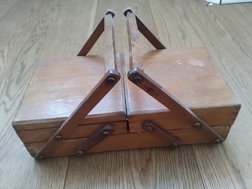 Scatola cucito vintage - scatola,