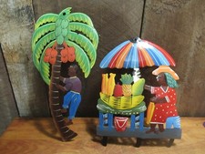 Arte da parete in metallo haitiana fatta a mano